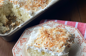 COCONUT CREAM POKE CAKE – The Southern Lady Cooks