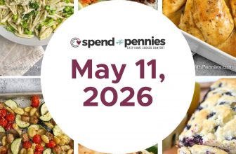 Weekly Meal Plan May 11, 2026